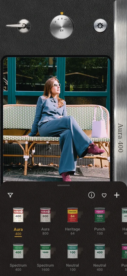 Emulsion Cam camera screen
